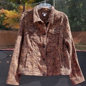 Charter Club tiger print blazer (jacket)